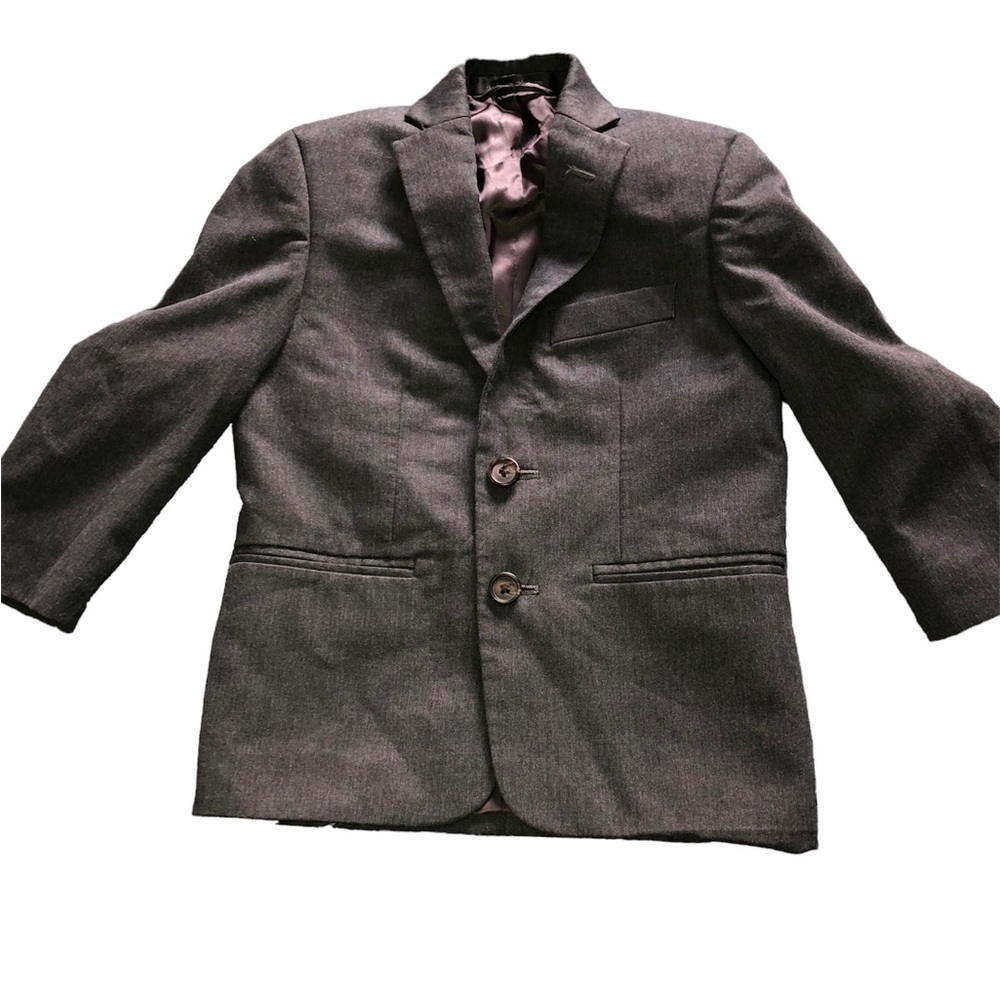 Boys Size 4 | Lauren Ralph Lauren | Solid Dark Gray Suit
